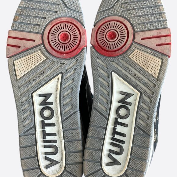 Louis Vuitton Black Multicolor Upcycle Trainers - Picture 7 of 8